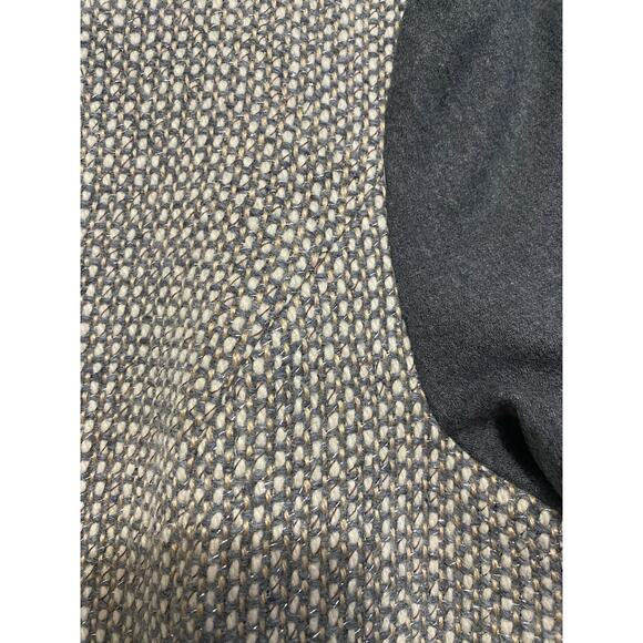 Talbots Sheath Dress 12P Tweed Style Tans Neutrals Lined Knee Length 1/4 Sleeve - Picture 8 of 14